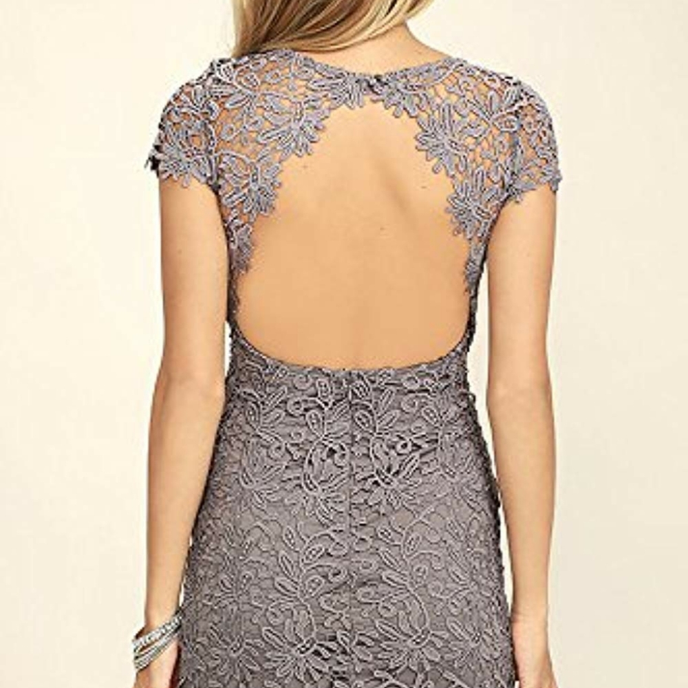 NWOT Lilac Lace Crochet Cocktail Party Dress